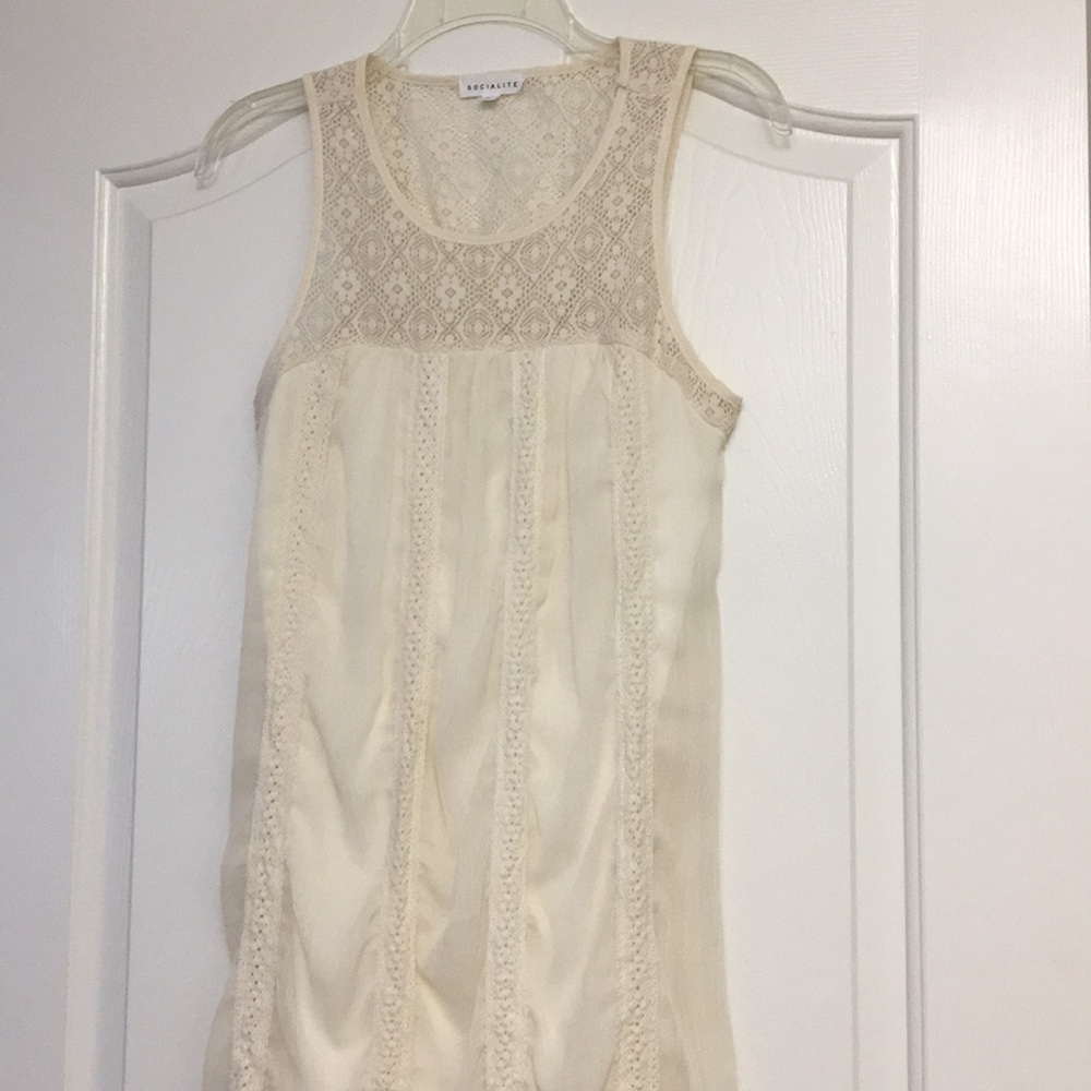 White Cream Dress
